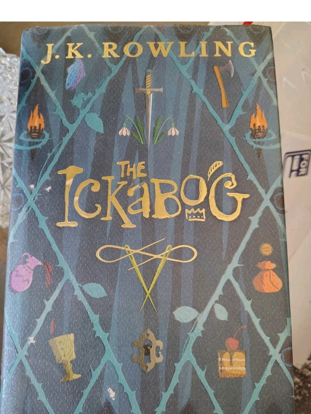 The Ickabog Hardcover - Teal and Gold